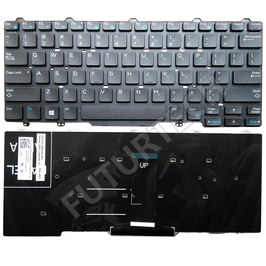 Keyboard Dell Latitude E3340 E3350 Black US