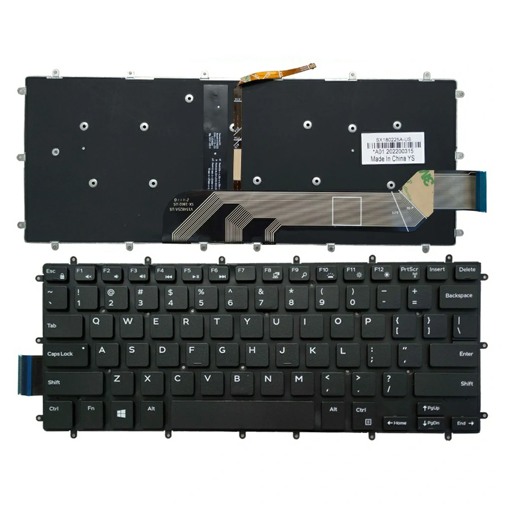 Keyboard Dell Inspiron 14-N7460 5368 5378 5379 3493 3490 Black ORG