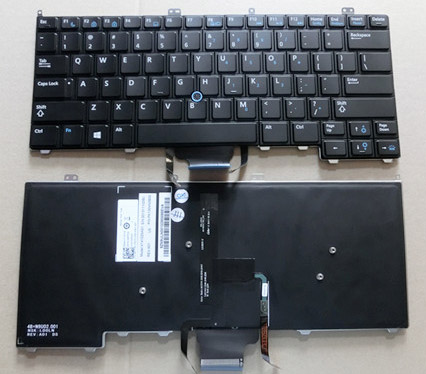 Keyboard Dell Latitude E7240 E7440 Pointer Backlite ORG