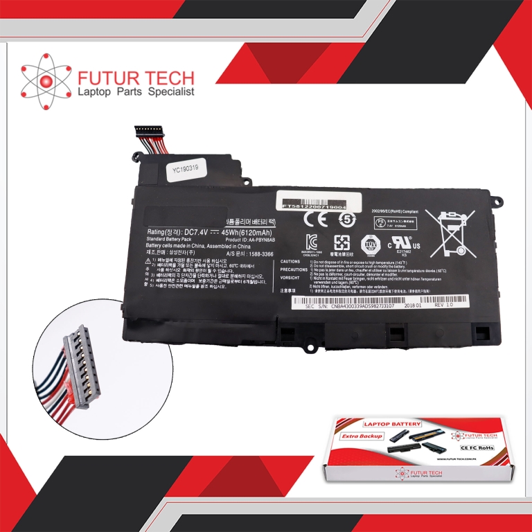 Battery Samsung NP530U4C NP520U4C NP530U4B AA PBYN8AB ORG