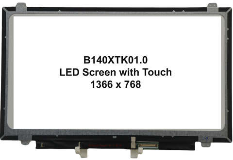 LED 14.0 Slim 40 Pin Glossy | HD (Touch) U/D Fitting N140BGN-E42 / (B140XTK01.0) For Dell/Hp