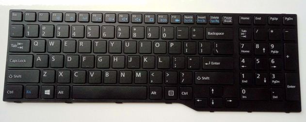 Keyboard Fujitsu Lifebook A544 AH544 AH564 Black