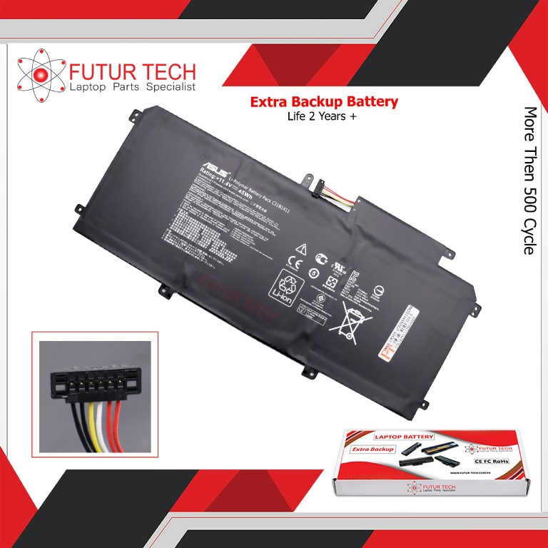 Battery Asus ZenBook UX305CA UX305FA 11.4V 45Wh C31N1411 ORG