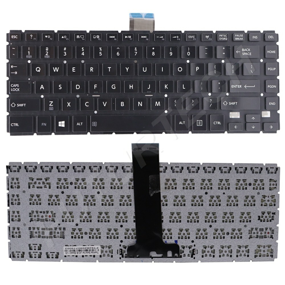 Keyboard Toshiba Satellite L40-B L40W-C L40-C Black US