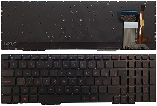 Keyboard Asus ROG GL553 GL753 FX553 FX753 ZX553 Backlite Black US