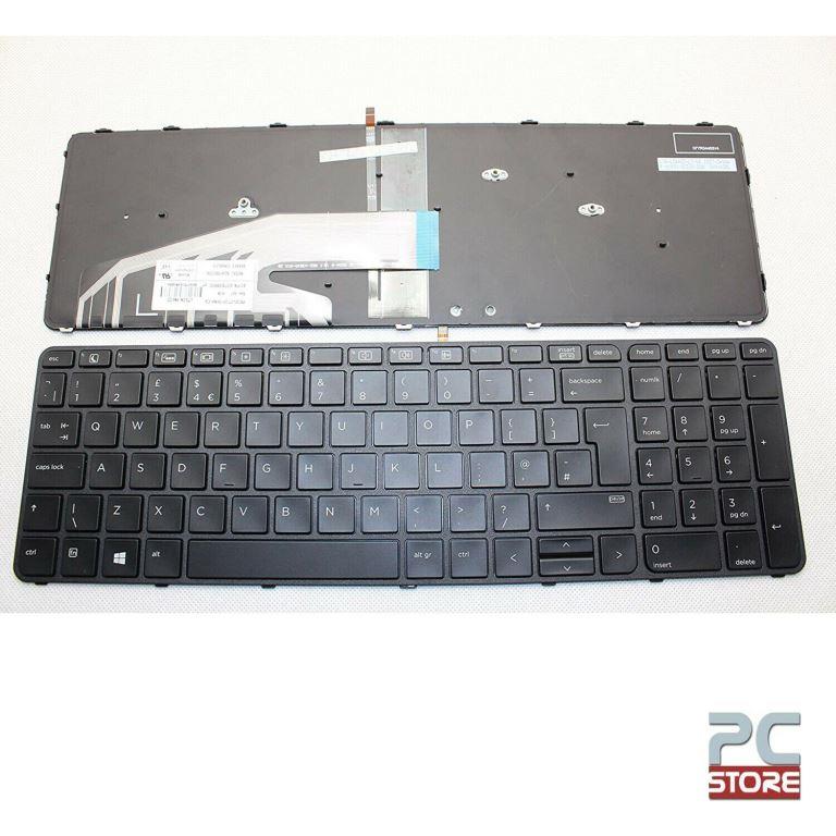 Keyboard HP 470-G3 450-G3 450-G4 470-G4 Backlite Black Frame UK