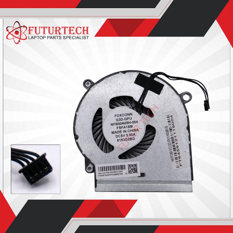 FAN HP OMEN 15-DC [G3D-GPU] R-nfb80a05h-004