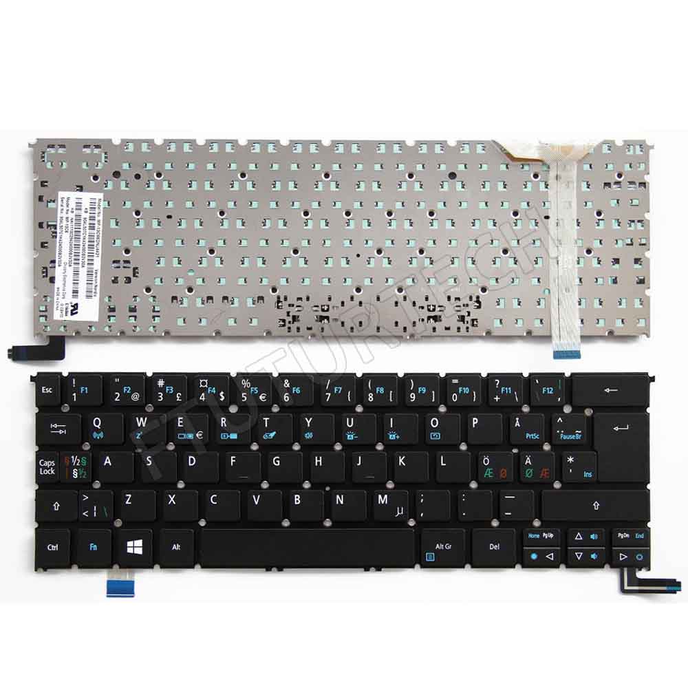 Keyboard Acer Aspire S3-392 R7-371 Backlite US