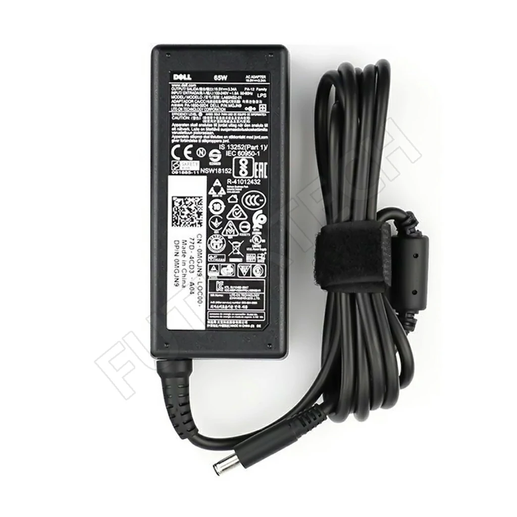 Used Adapter Dell 19v5 - 3a34 | Center Pin-65w (Old Shape) DELL GOL PIN 65W [7005]