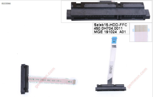 HDD Connector Dell G3-3590/G5-5590 | (450.0H704.0011) 04DK2D