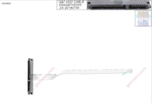 HDD Connector Hp Pavilion 17-AR/17-AN/15-EF/15S-FQ | DD0G97HD000