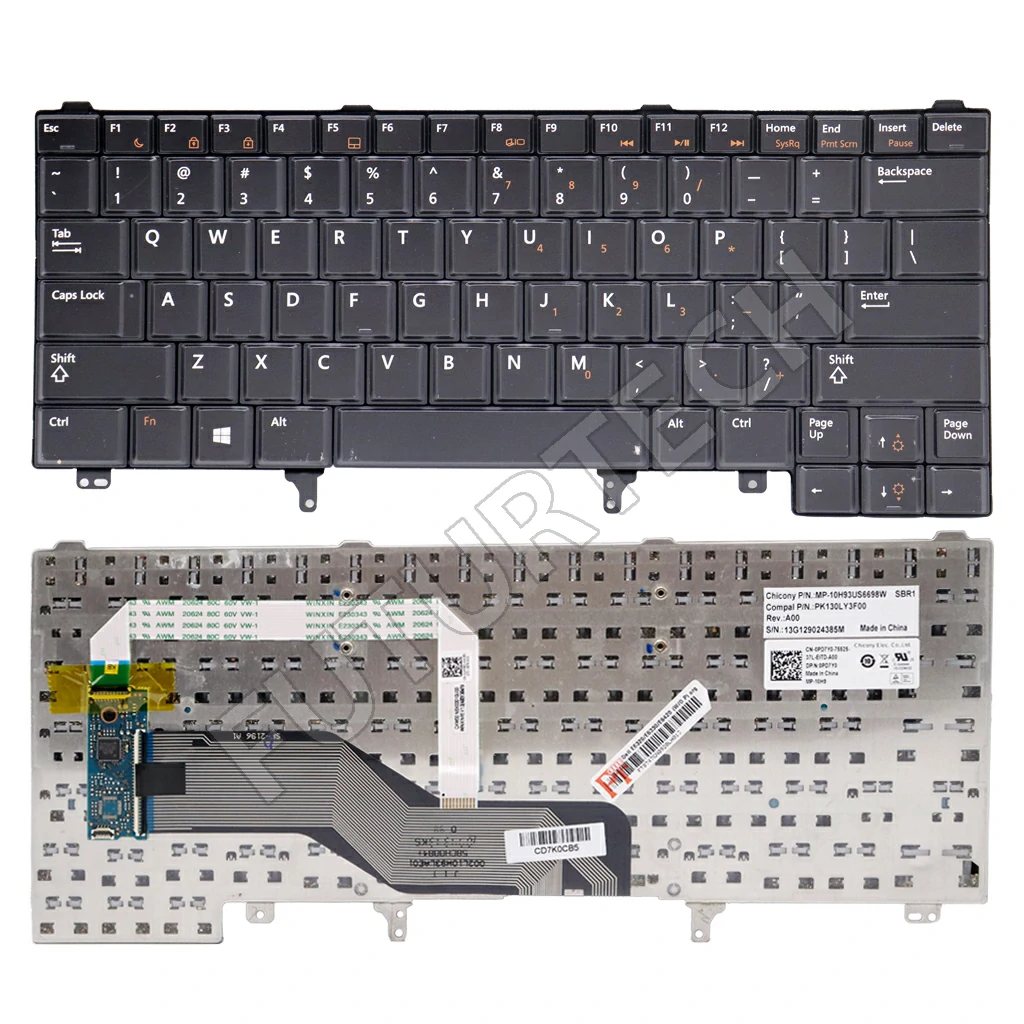 Keyboard Dell E6320 E6330 E6420 E5420 Ref ORG