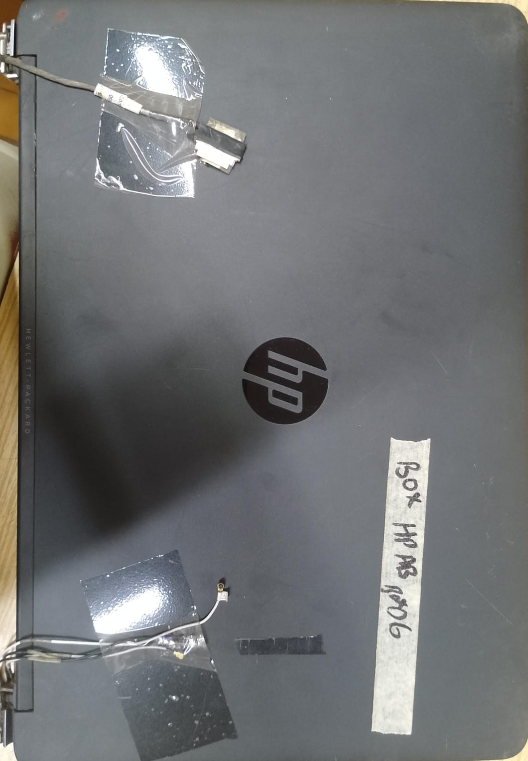 Pulled Top Cover Hp ProBook 650-G1 | AB (With Hinges/Camera/Cable) Black Matte