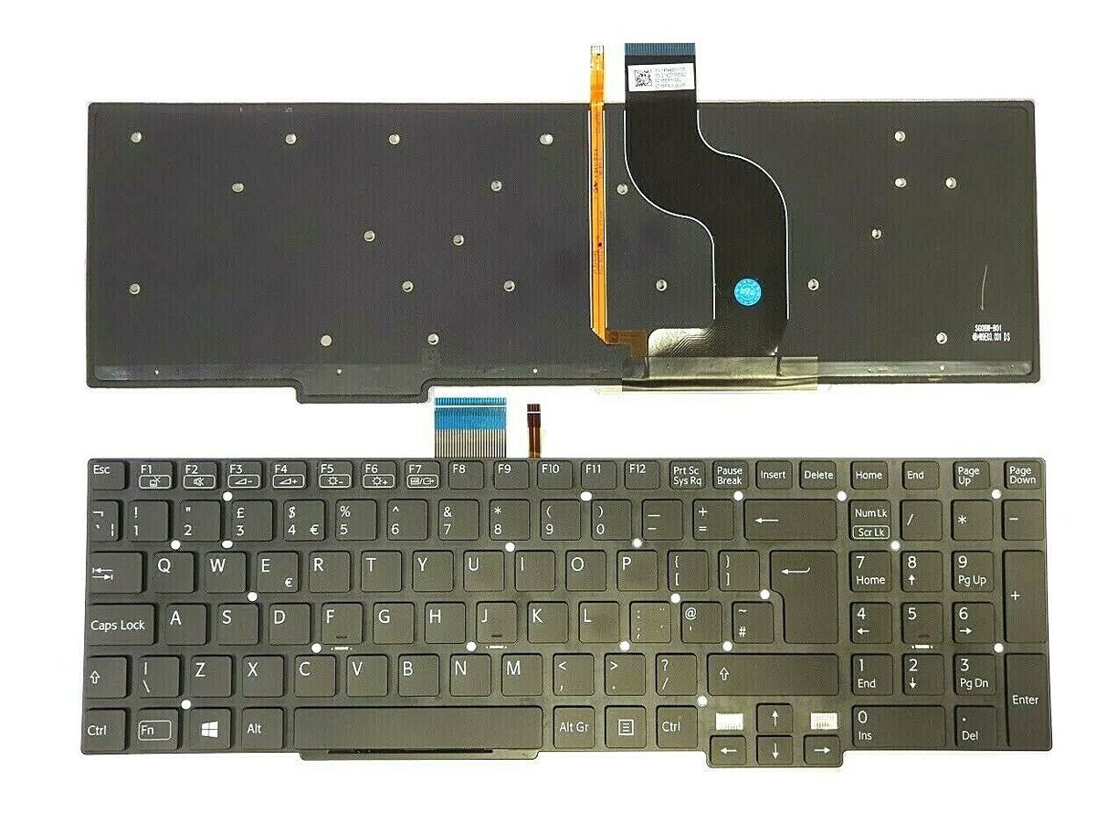 Keyboard Sony SVT151A11L Backlite Black UK