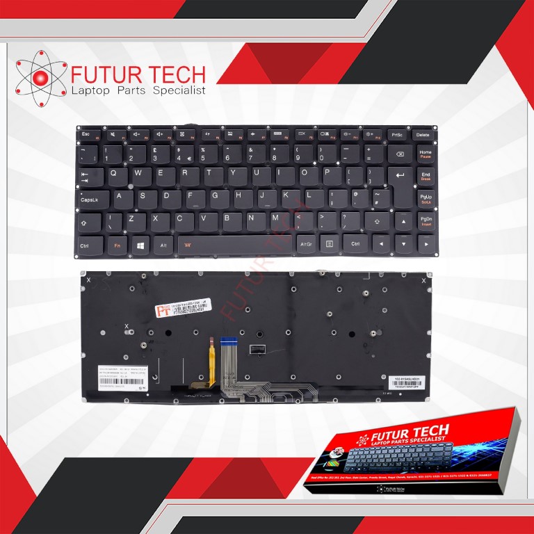 Keyboard Lenovo yoga 4 pro 900-13ISK Backlite UK