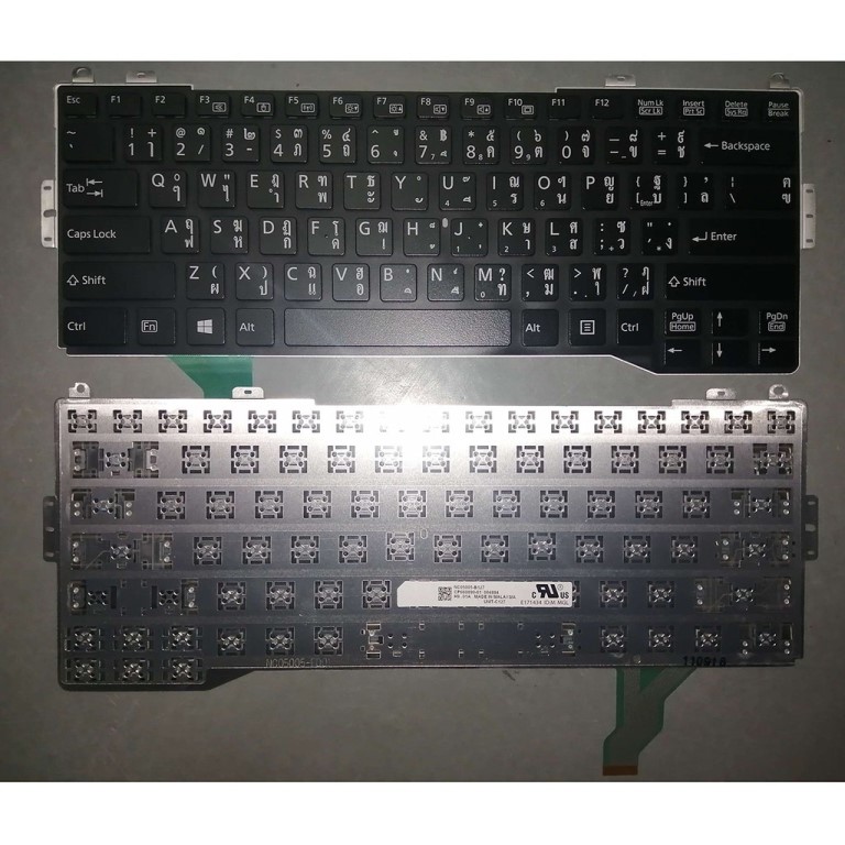 Keyboard Fujitsu Lifebook T904 T935 S904 S935 U904 Black US
