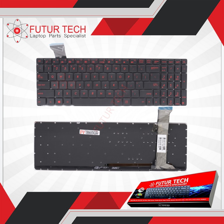 Keyboard Asus GL552 GL552JX GL552VW GL552VW Backlite