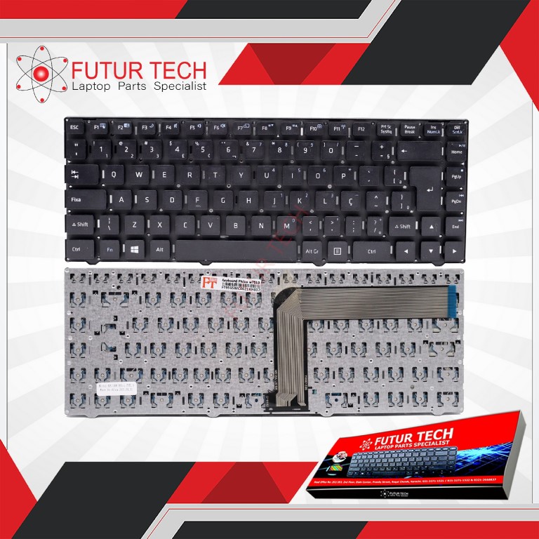 Keyboard Acer Aspire One14 Z1401 Teclado Philco w7510
