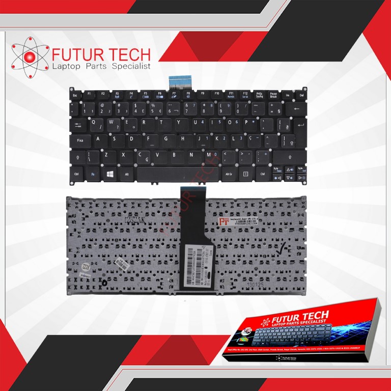 Keyboard Acer Aspire XPS15-L521X XPS14 L421X UK