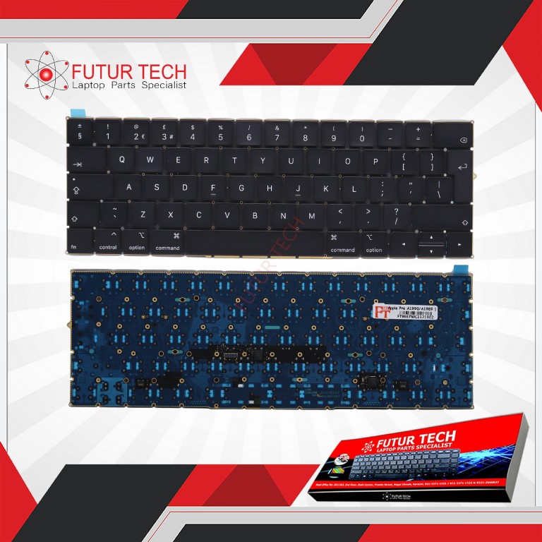 Keyboard Apple MacBook Pro A1990 A1989 UK