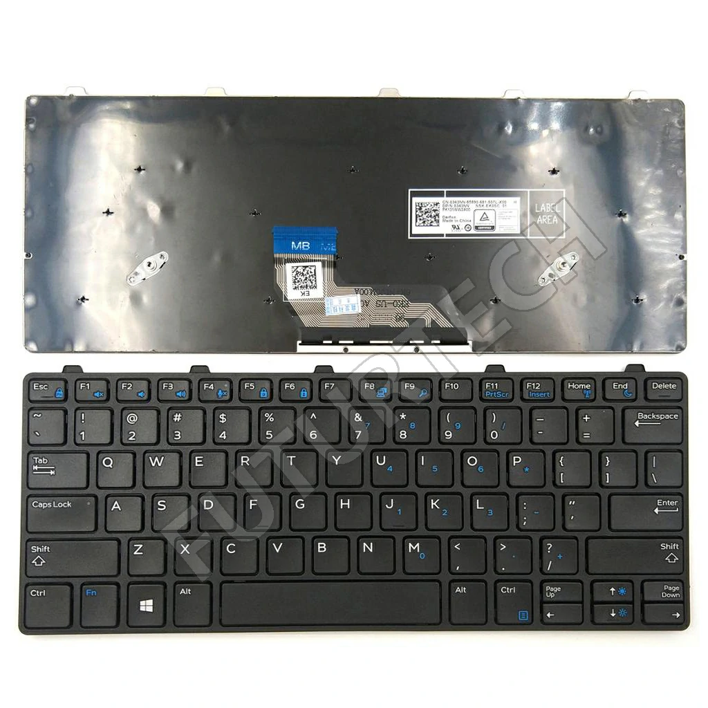 Keyboard Dell Latitude 3180 3189 3380 Black