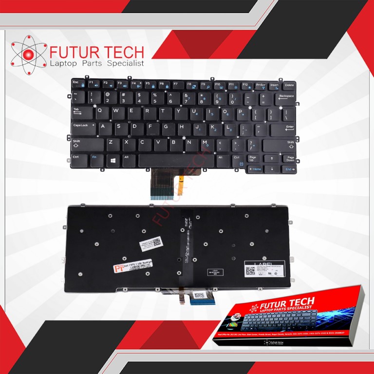 Keyboard Dell Latitude 7370 Backlite US