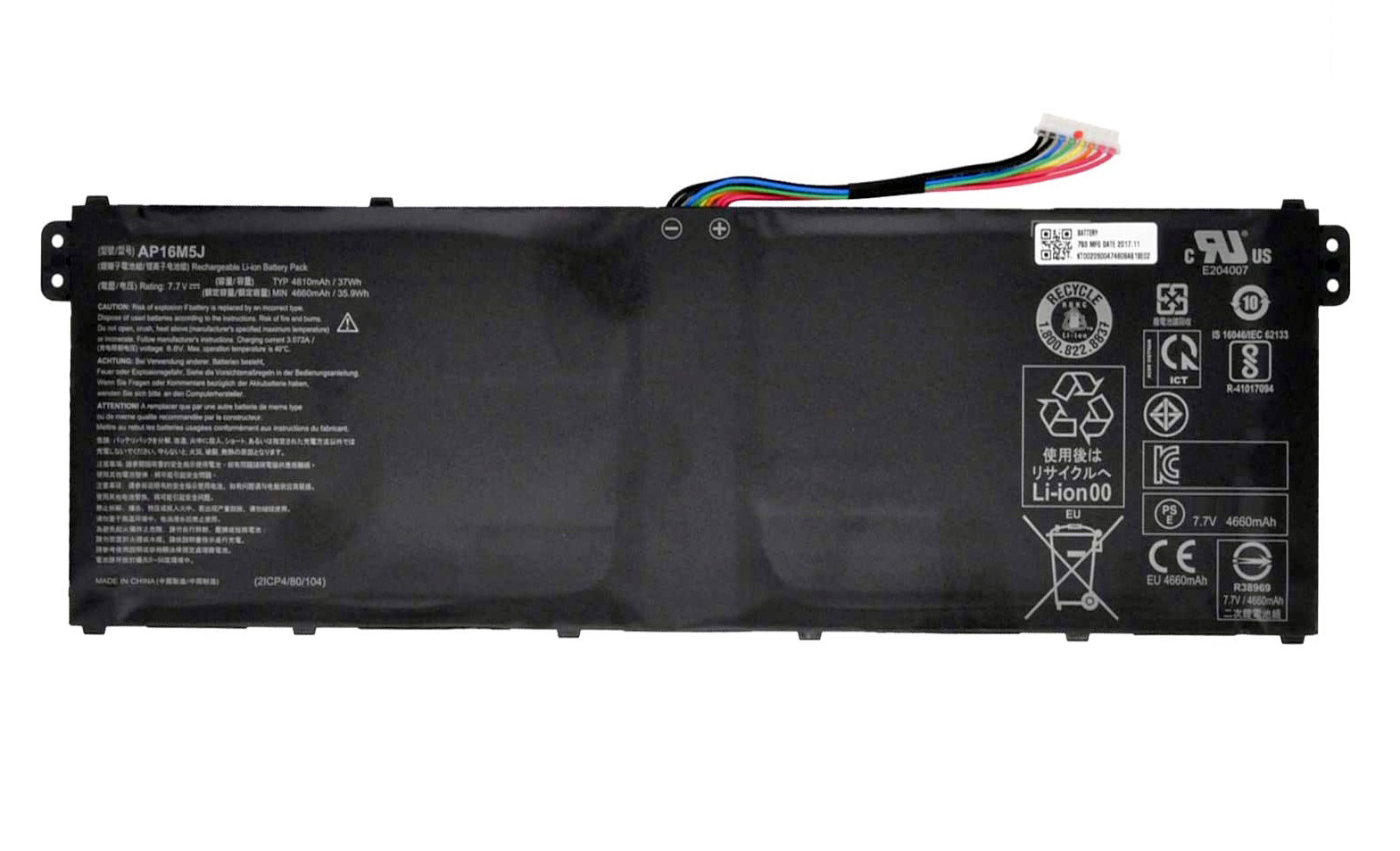 Battery Acer Aspire 1 A114 31 A311 31 A314 A315 Series AP16M5J AP16M4J 7.7V 2 Cell ORG